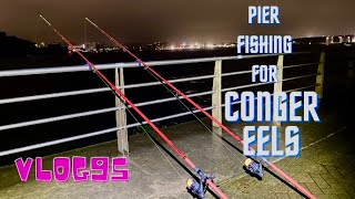 Sea Fishing Uk  Winter Conger Fishing  Mount Batten Pier  Vlog95 [upl. by Suiradel319]