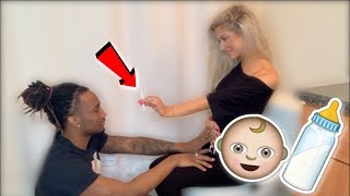 IM PREGNANT PRANK ON BOYFRIEND [upl. by Marcelia]