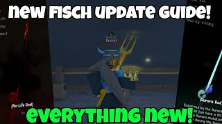 NEW FISCH UPDATE GUIDE  Fisch 🍂 [upl. by Einad]