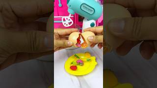 Satisfying with Unboxing Miniature Set Toys Kitchen Blender Fruit Egg ASMR Videos [upl. by Yeaton]