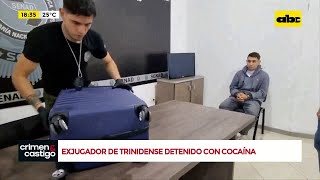 Cae exjugador que pretendía viajar a España con prendas impregnadas con cocaína [upl. by Aerdnna23]