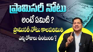 ప్రామిసరీ నోటు కాలపరిమితి ఎంత   Advocate Srinivas Chauhan About Promissory Note in Telugu  TLF [upl. by Oruhtra]