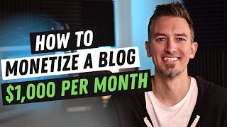 How to Make Money Blogging  Monetize a Blog in 8 Easy Steps [upl. by Eilsek]