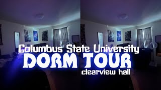 Dorm tour Columbus State University— Clearview hall [upl. by Malony]