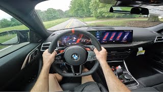 2025 BMW M4 Competition Convertible POV Drive Impressions and ASMR [upl. by Forlini]