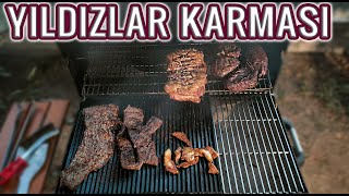 NUSRETİN MUHTEŞEM BONFİLESİ Mangalda Yıldızlar Karması Mangalda Karski Skirt Steak Bonfile [upl. by Collier]