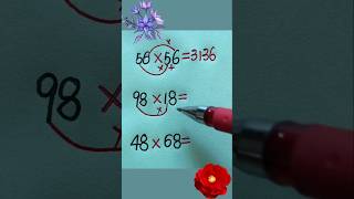 A great technique for multiplication👈🤩🥰💯❤️🧠 maths multiplication mathstricks multiply foryou [upl. by Nagaek616]