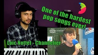 Vocal coach YAZIK recats to Loïc Nottet  Chandelier Sia Cover LIVE [upl. by Male]