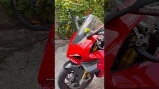 DUCATI PANIGALE V4S AKRAPOVIČ Exhaust Sound🔥ducati v4s moto bike shorts 2024 sports biker [upl. by Llerdnek986]