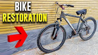 INCREDIBLE Bicycle RESTORATION Transforming A Trash Bike Into A KTM Mountain Bike [upl. by Yamauchi]