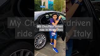 My Chauffeur driven ride in Milan Italy [upl. by Zzaj]