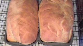 Basic White Bread Recipe Using Food Mixer  Makes Two Loafs [upl. by Dave]