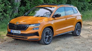 2022 Skoda Karoq Sportline Facelift Was ist NEU und was ist WEG  Review Fahrbericht Test [upl. by Young]