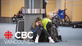 Travellers spend days in YVR [upl. by Lenhart]