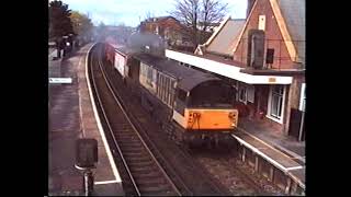 Freight at Totton and Southampton Airport Parkway [upl. by Yeniar]