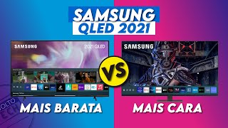 TV SAMSUNG Q60A VS Q80A  A TV QLED DE MAIS BARATA VS A MAIS CARA  VALE MESMO PAGAR MAIS [upl. by Butch]