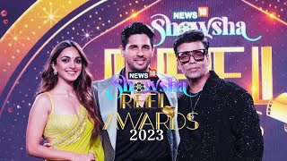 Showsha Reel Awards 2023 Full Show  Sidharth Malhotra and Kiara Advani Attend The News18 Event [upl. by Lemyt]