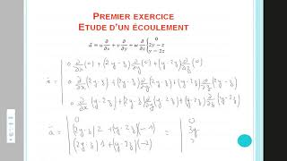 Exercice résolution  Etude de lécoulement [upl. by Chemash336]