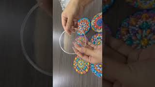 Sparkling Home Decor Make Waterproof Diamond Painting Coasters [upl. by Turner]