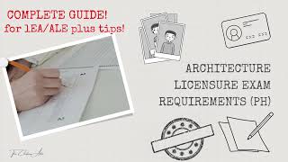 LEA  ALE  Architecture Licensure Examination Requirements PH 2021 [upl. by Nomzed]