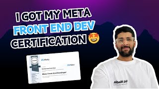 I got my Meta Front End Developer Certification 🎉 🤩  Faiz Media [upl. by Yebba]