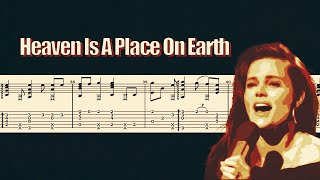 Heaven Is A Place On Earth  Belinda Carlisle  Fingerstyle Guitar Tab [upl. by Ecyar]