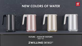 ZWILLING Enfingy Kettle  New Colours of Water [upl. by Lovel]