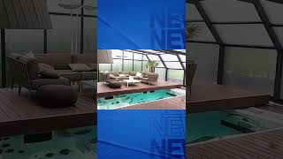 Sunrooms and pan pool covers！ [upl. by Namrehs]