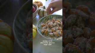 Sweet Potato Gnocchi  info on delaniemcguirecom vegan foodblogger recipe recipeoftheday pasta [upl. by Yrral887]