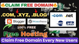 com blog xyz Free Domain Instant Claim Now  free domain and hosting wordpress and blogger [upl. by Thoma]