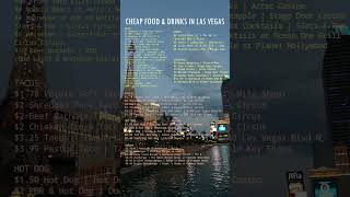 Cheap Food and Drinks in Las Vegas [upl. by Oznol]