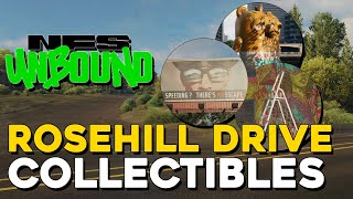 Need For Speed Unbound Rosehill Drive All Collectible Locations [upl. by Stilla]