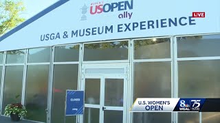 Checking out some of the attractions at the US Womens Open [upl. by Hartnett]