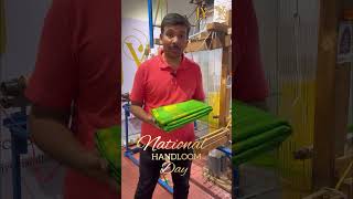 National Handloom Day 2024 jyvshandloomstore hyderabad silksaree weaversofindia handloom [upl. by Shaddock43]