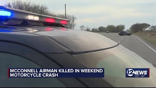 McConnell airman killed in weekend motorcycle crash [upl. by Kirit]