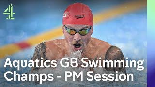 Live Aquatics GB Swimming Championships  Day 1  PM Session [upl. by Llertnek]