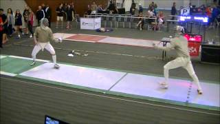 2015 July Challenge Div I Mens Saber Quarters [upl. by Adialeda385]