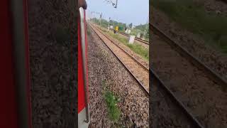 Hospete to Ginigera Koppal Railway Track View From Hampi Express Train SWR Hubli Div India RRB ALP [upl. by Lisab]