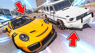 GTA V  الكنز المفقود   سارق الورث ويبي بيدمره بالمرسيدس المدمرة [upl. by Bevon]