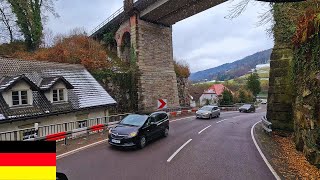 Scenic Drive in Germany Laufenburg to WaldshutTiengen [upl. by Oknuj]