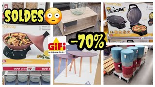 GIFI💜SOLDES 70 50 120123 promo soldes bonplan soldesgifi arrivages clermont gifi [upl. by Elleirol]