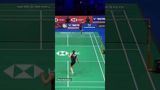 Amazing defence 💪🔥💪 by Koki Watanabe badminton bwf shorts sports trending denmarkopen2024 [upl. by Sivram]