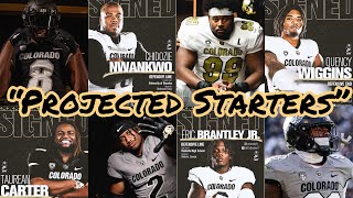 COLORADO FOOTBALL DEFENSIVE LINE PROJECTED STARTERS COACH PRIME HAS REVAMPED THE TRENCHES [upl. by Sams]