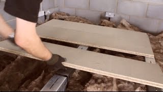 How to board a loft above the insulation [upl. by Sicard680]