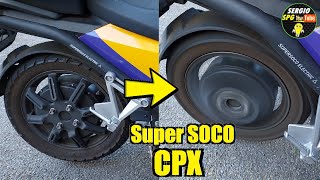 🛵Super SOCO CPX Aceleración en Vacío y Velocidad Máxima 🛵Super SOCO CPX Acceleration Maximum Speed [upl. by Margalit]