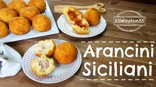 Arancini Siciliani  Ricetta Originale  Arancini alla Carne amp Arancini al Burro [upl. by Adaner]