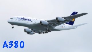 Lufthansa Airbus A380 Landing  Kraków Balice RWY 07  HD [upl. by Henebry]