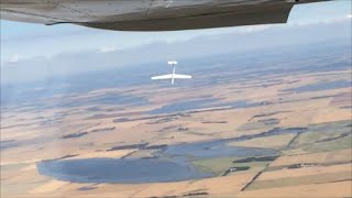 Glider Spin  Spinning Glider L23  Awesome aerial takes [upl. by Helaina]