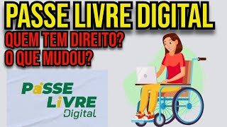 COMO TIRAR NOVO PASSE LIVRE DIGITAL P DEFICIENTE CARENTE [upl. by Molly]