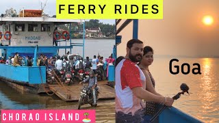 Chorao Island In Goa  Ferry Ride  Must Visit This Place ferry goa goalife viral motovlog [upl. by Lydie]